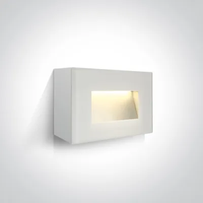 67076/W/W WHITE IP65 LED 4W WW 230V