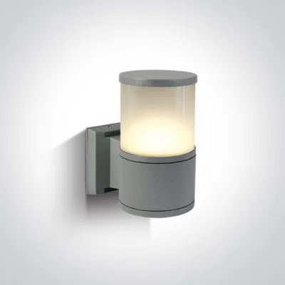 67094/G GREY WALL BRACKET E27 20W