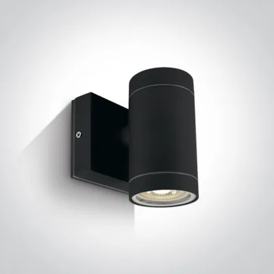 67130E/B BLACK WALL GU10 10W IP54