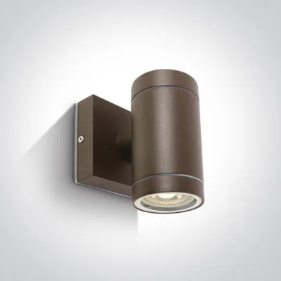 67130E/BR RUST BROWN WALL GU10 10W IP54