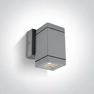 67130F/G GREY WALL GU10 10W IP54
