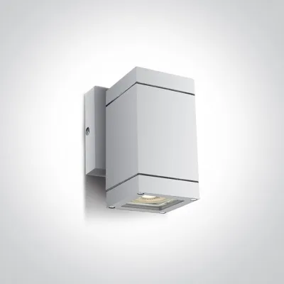 67130F/W WHITE WALL GU10 10W IP54