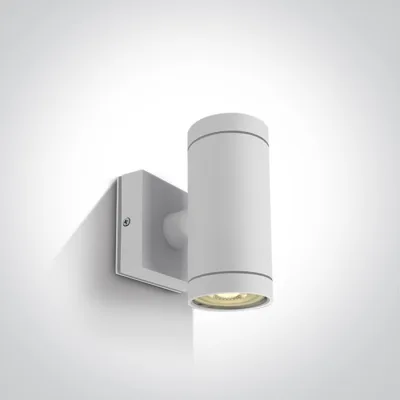67130/W WHITE WALL 2xGU10 10W IP54