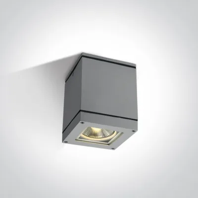 67132D/G GREY SQUARE CEIL PAR30 20W IP54