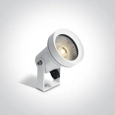 67196BG/W WHITE GARDEN SPOT GU10 10W IP65