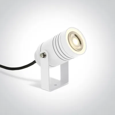 67198G/W WHITE GARDEN SPOT GU10 10W IP65