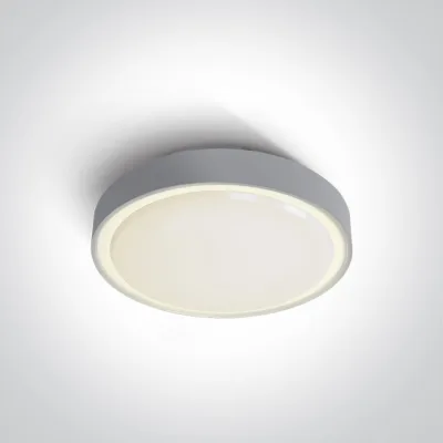 67280ANE/G/W GREY LED PLAFO 15W WW IP65 EMERGENCY 3hrs 230V