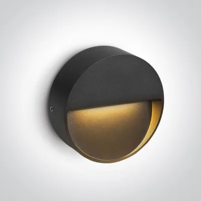 67359/AN/V ANTHRACITE WALL LIGHT 3W CCTV IP65 DARK LIGHT 230V