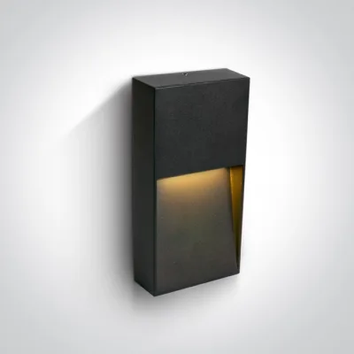 67359C/AN/V ANTHRACITE WALL LIGHT 3W CCTV IP65 DARK LIGHT 230V