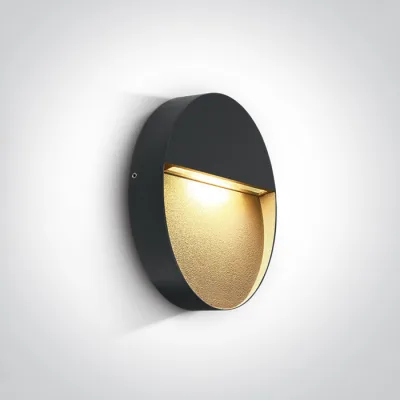 67360/AN/W ANTHRACITE WALL LIGHT 9W WW IP54 230V