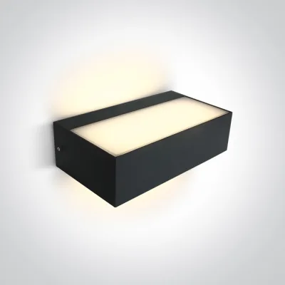 67362C/AN/W ANTHRACITE WALL LIGHT 2x4,5W WW IP54 230v