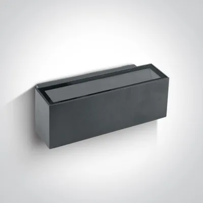 67374A/AN/W ANTHRACITE WALL LIGHT 2x6W WW IP54 230V
