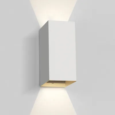 67398A/W/W WHITE WALL 2x3W WW IP54 DARK LIGHT 100-240V