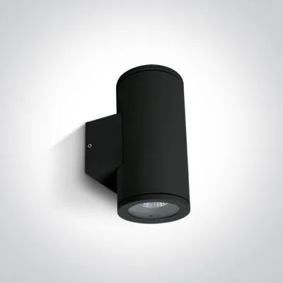 67400B/B BLACK WALL GU10 2x10W IP54