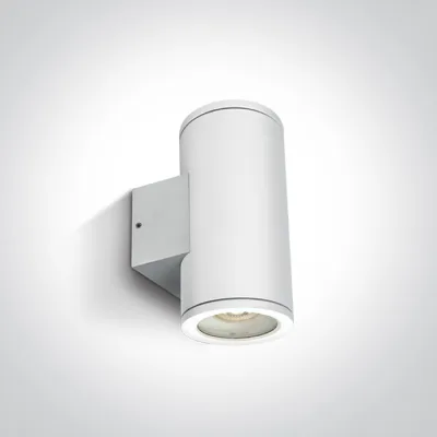 67400B/W WHITE WALL GU10 2x10W IP54