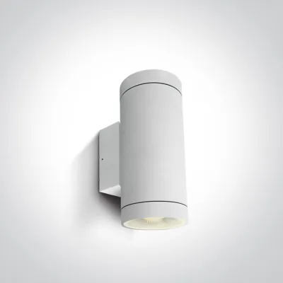 67400E/W WHITE WALL 2xPAR30 20W E27 IP65