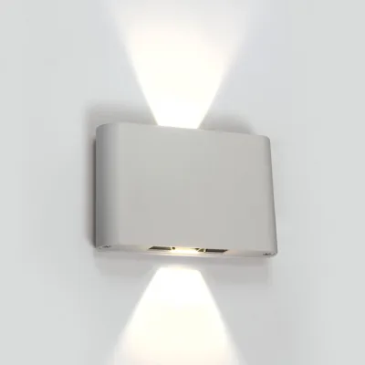 67412/W/W WHITE WALL LED 2x6W WW IP54 230V
