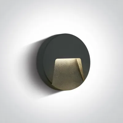 67414/AN/V ANTHRACITE WALL LIGHT 3W CCTV DARK LIGHT IP65 230V