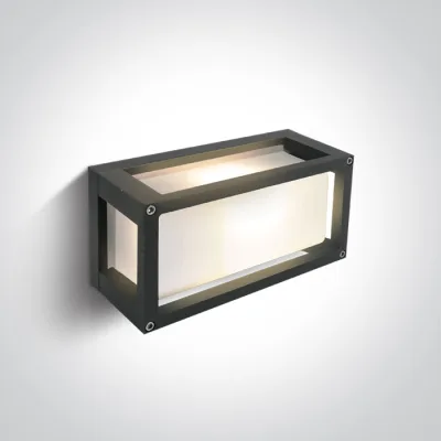 67420/AN ANTHRACITE E27 12W WALL LIGHT IP54