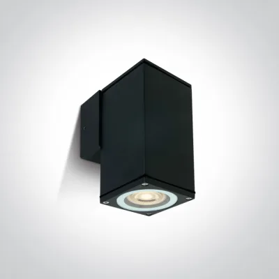 67426B/B BLACK WALL GU10 10w IP54 100-240V