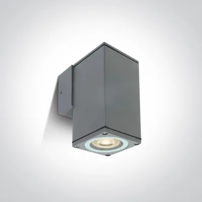 67426B/G GREY WALL GU10 10w IP54 100-240V