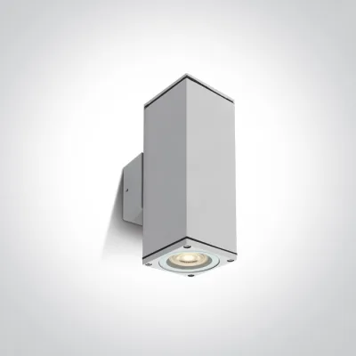 67426C/W WHITE WALL 2xGU10 10W IP54 100-240V