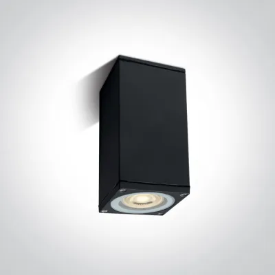 67426D/B BLACK CEILING GU10 10W IP54 100-240V
