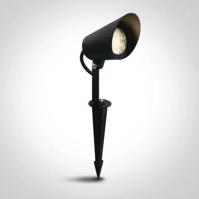 67458/B/W BLACK 8W WW IP65 SPIKE 24V DC DIMMABLE