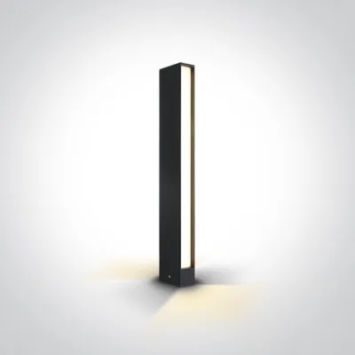 67460B/AN/W ANTHRACITE BOLLARD 60cm 2x6W WW IP54 100-240V