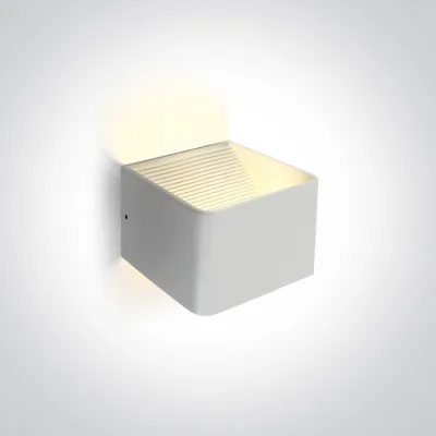 67466A/W/W WHITE WALL LIGHT LED 6W WW IP20 230V