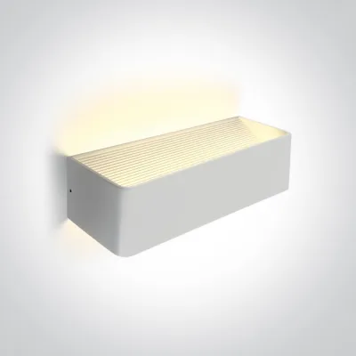 67466C/W/W WHITE WALL LIGHT LED 12W WW IP20 230V