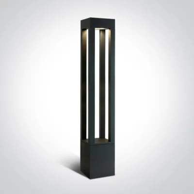 67504A/AN/W ANTHRACITE BOLLARD 90cm 22W WW IP65 230V