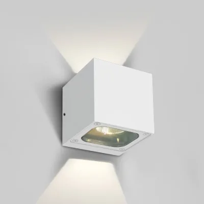 67524B/W/W WHITE WALL 2X6W WW IP65 230V
