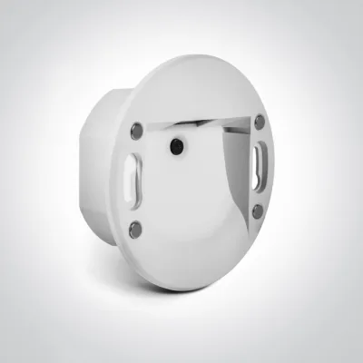68000E/W/V WHITE WALL RECESSED 3W LED CCTV IP65 230V EU ROUND BOX DARK LIGHT