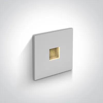 68004A/W/W WHITE RECESSED 1W WW DARK LIGHT IP54 350mA