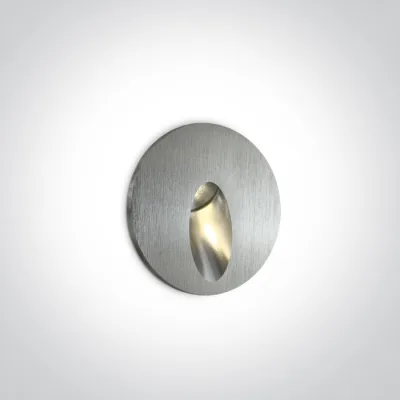 68030/AL/W ALUMINIUM RECESSED IP54 3W WW 100-240V