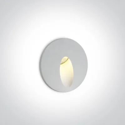 68030/W/W WHITE RECESSED IP54 3W WW 100-240V