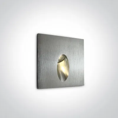 68032/AL/W ALUMINIUM RECESSED IP54 3W WW 100-240V