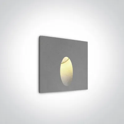 68032/G/W GREY RECESSED IP54 3W WW 100-240V