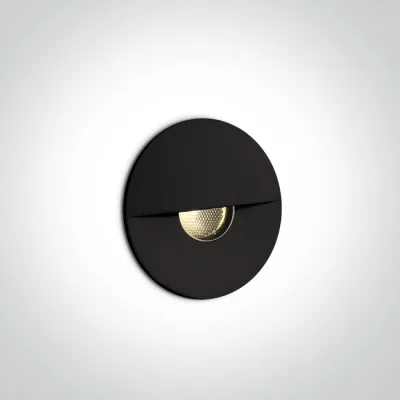 68070/B/W BLACK WALL/STEP COB 1W WW IP65 350mA
