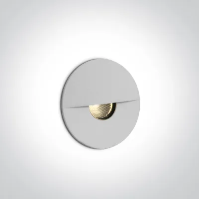 68070/W/W WHITE WALL/STEP COB 1W WW IP65 350mA