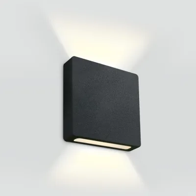 68074B/B/W BLACK IP65 WALL RECESSED COB 2W WW 700mA DARK LIGHT