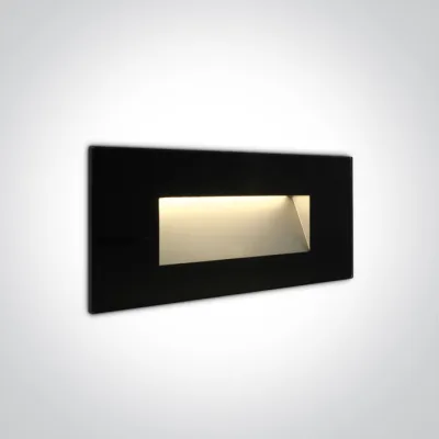 68076A/B/W BLACK IP65 4W WW 230V