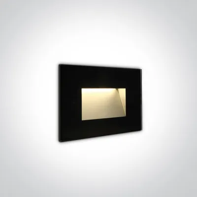 68076/B/W BLACK IP65 3W WW 230V