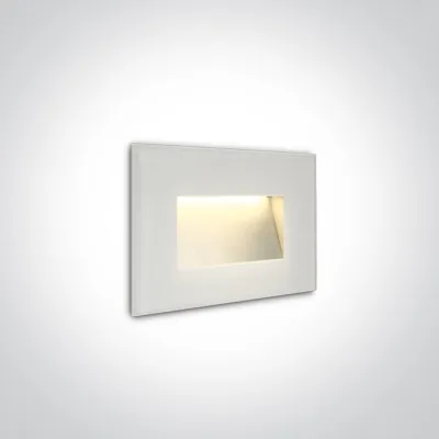 68076/W/W WHITE IP65 3W WW 230V