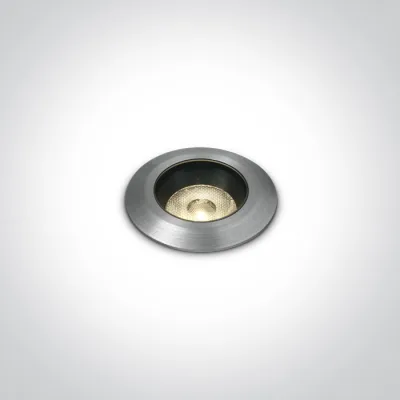 69056A/W ALUMINIUM IP67 INGROUND COB 3W WW 24V DC DIMMABLE DARK LIGHT
