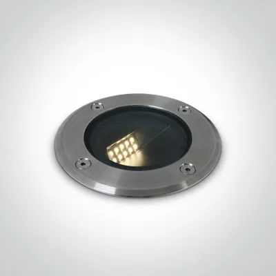 69062/W IP67 INGROUND ASYMMETRICAL LED 8W WW 230V