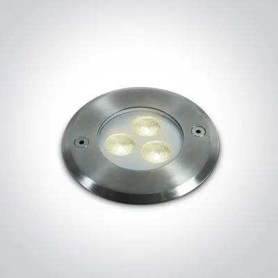 69066A/C 3x1W LED CW SS316 IP68 RECESSED UNDERWATER 24V