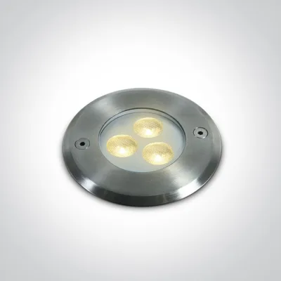 69066A/W 3x1W LED WW SS316 IP68 RECESSED UNDERWATER 24V