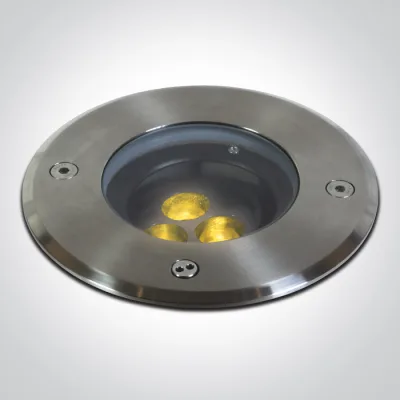 69074A/W SS316L IP67 INGROUND ADJUSTABLE 3x1,5W WW 230V DARK LIGHT